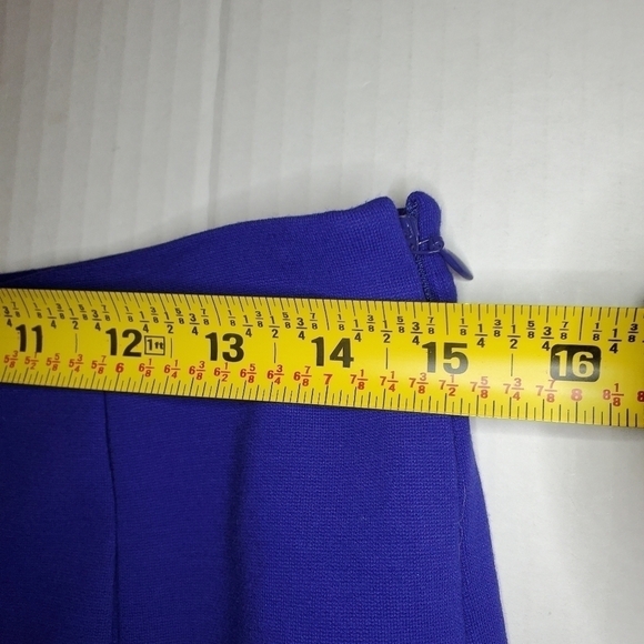 Diane von Furstenburg DVF New Pencil Skirt, 10 Blue - Picture 10 of 11